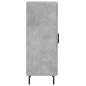 vidaXL Aparador de madera contrachapada gris hormigón 34,5x34x90 cm vidaXL Aparador de madera contrachapada gris hormigón 34,5x34x90 cm