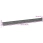 vidaXL Jardinera acero corten 1150x50x69 cm vidaXL Jardinera acero corten 1150x50x69 cm