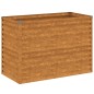 vidaXL Jardinera acero corten 100x50x69 cm