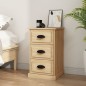 vidaXL Mesita de noche madera contrachapada roble Sonoma 39x39x67 cm vidaXL Mesita de noche madera contrachapada roble Sonoma 39x39x67 cm