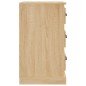 vidaXL Mesita de noche madera contrachapada roble Sonoma 39x39x67 cm vidaXL Mesita de noche madera contrachapada roble Sonoma 39x39x67 cm
