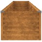 vidaXL Jardinera acero corten 386x50x36 cm vidaXL Jardinera acero corten 386x50x36 cm