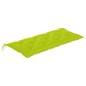 vidaXL Banco de jardín con cojín bambú 120 cm vidaXL Banco de jardín con cojín bambú 120 cm