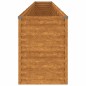 vidaXL Jardinera acero corten 770x50x69 cm