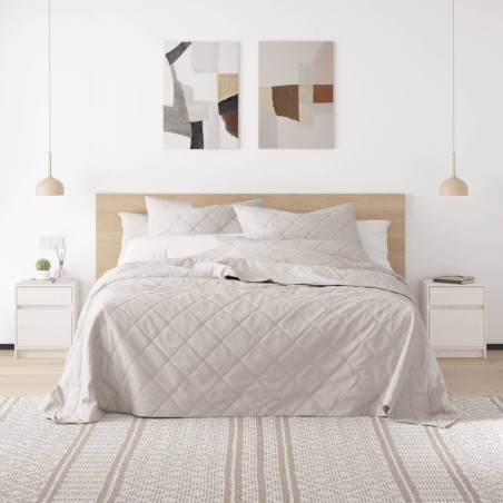 vidaXL Mesitas de noche 2 uds madera maciza pino blanco 40x31x50 cm
