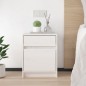 vidaXL Mesitas de noche 2 uds madera maciza pino blanco 40x31x50 cm vidaXL Mesitas de noche 2 uds madera maciza pino blanco 40x31x50 cm