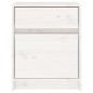 vidaXL Mesitas de noche 2 uds madera maciza pino blanco 40x31x50 cm vidaXL Mesitas de noche 2 uds madera maciza pino blanco 40x31x50 cm
