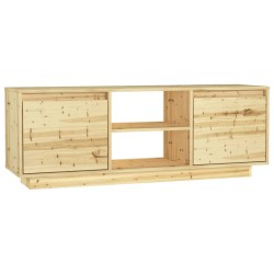 vidaXL Mueble de TV madera maciza de abeto 110x30x40 cm 