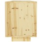 vidaXL Mueble de TV madera maciza de abeto 110x30x40 cm 