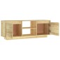 vidaXL Mueble de TV madera maciza de abeto 110x30x40 cm 
