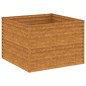 vidaXL Jardinera de acero corten 100x100x69 cm vidaXL Jardinera de acero corten 100x100x69 cm