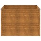 vidaXL Jardinera de acero corten 100x100x69 cm vidaXL Jardinera de acero corten 100x100x69 cm