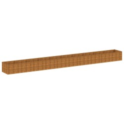 vidaXL Jardinera de acero corten 961x100x69 cm