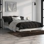 vidaXL Estructura de cama madera contrachapada gris hormigón 120x190cm vidaXL Estructura de cama madera contrachapada gris hormigón 120x190cm