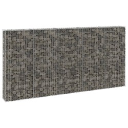 vidaXL Muro de gaviones con cubiertas acero galvanizado 300x30x150 cm