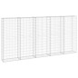 vidaXL Muro de gaviones con cubiertas acero galvanizado 300x30x150 cm vidaXL Muro de gaviones con cubiertas acero galvanizado 300x30x150 cm