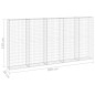 vidaXL Muro de gaviones con cubiertas acero galvanizado 300x30x150 cm vidaXL Muro de gaviones con cubiertas acero galvanizado 300x30x150 cm
