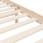 vidaXL Estructura de cama de matrimonio con cabecero madera maciza vidaXL Estructura de cama de matrimonio con cabecero madera maciza