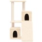 vidaXL Rascador para gatos con postes de sisal color crema 82 cm vidaXL Rascador para gatos con postes de sisal color crema 82 cm