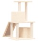 vidaXL Rascador para gatos con postes de sisal color crema 82 cm vidaXL Rascador para gatos con postes de sisal color crema 82 cm