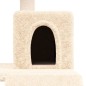 vidaXL Rascador para gatos con postes de sisal color crema 82 cm vidaXL Rascador para gatos con postes de sisal color crema 82 cm