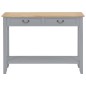 vidaXL Mesa consola de madera gris 110x35x80 cm vidaXL Mesa consola de madera gris 110x35x80 cm