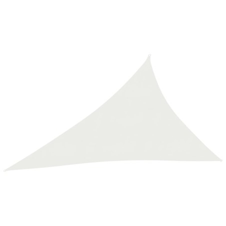 vidaXL Toldo de vela blanco HDPE 160 g/m² 4x5x6,8 m