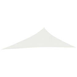 vidaXL Toldo de vela blanco HDPE 160 g/m² 4x5x6,8 m