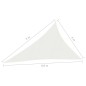 vidaXL Toldo de vela blanco HDPE 160 g/m² 4x5x6,8 m vidaXL Toldo de vela blanco HDPE 160 g/m² 4x5x6,8 m
