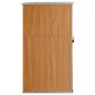 vidaXL Cobertizo de herramientas jardín acero galvanizado 88x89x161 cm vidaXL Cobertizo de herramientas jardín acero galvanizado 88x89x161 cm