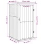 vidaXL Cobertizo de herramientas jardín acero galvanizado 88x89x161 cm vidaXL Cobertizo de herramientas jardín acero galvanizado 88x89x161 cm