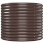 vidaXL Jardinera arriate acero recubrimiento polvo marrón 512x80x68 cm vidaXL Jardinera arriate acero recubrimiento polvo marrón 512x80x68 cm