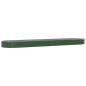 vidaXL Jardinera arriate acero recubrimiento polvo verde 600x140x36 cm vidaXL Jardinera arriate acero recubrimiento polvo verde 600x140x36 cm