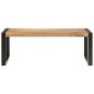 vidaXL Mesa de centro madera maciza acabado de sheesham 110x60x40 cm vidaXL Mesa de centro madera maciza acabado de sheesham 110x60x40 cm