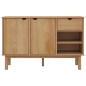 vidaXL Aparador OTTA madera maciza pino 114x43x73,5 cm vidaXL Aparador OTTA madera maciza pino 114x43x73,5 cm
