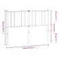 vidaXL Cabecero de metal blanco 135 cm vidaXL Cabecero de metal blanco 135 cm