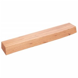 vidaXL Estante de pared madera de roble tratada marrón claro 60x10x6cm