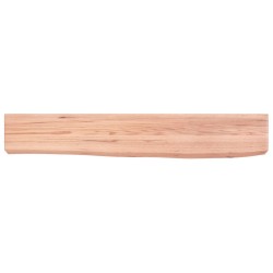 vidaXL Estante de pared madera de roble tratada marrón claro 60x10x6cm