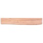 vidaXL Estante de pared madera de roble tratada marrón claro 60x10x6cm vidaXL Estante de pared madera de roble tratada marrón claro 60x10x6cm