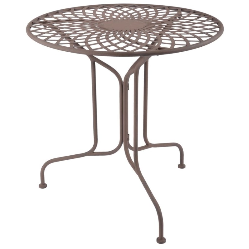Esschert Design Mesa de metal estilo inglés antiguo MF007 Esschert Design Mesa de metal estilo inglés antiguo MF007