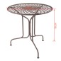 Esschert Design Mesa de metal estilo inglés antiguo MF007 Esschert Design Mesa de metal estilo inglés antiguo MF007