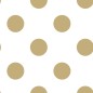 Noordwand Papel de pared Kids @ Home Dotty blanco y dorado Noordwand Papel de pared Kids @ Home Dotty blanco y dorado