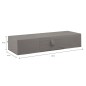 Madison Funda para tumbona 210x75x40 cm gris Madison Funda para tumbona 210x75x40 cm gris