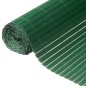 Nature Valla cañizo de ocultación jardín doble cara PVC verde 1,5x3 m Nature Valla cañizo de ocultación jardín doble cara PVC verde 1,5x3 m