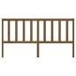 vidaXL Cabecero de cama madera maciza de pino marrón miel 186x4x100 cm vidaXL Cabecero de cama madera maciza de pino marrón miel 186x4x100 cm