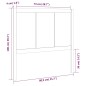 vidaXL Cabecero de cama madera maciza pino marrón miel 80,5x4x100 cm vidaXL Cabecero de cama madera maciza pino marrón miel 80,5x4x100 cm