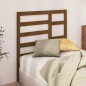 vidaXL Cabecero de cama madera maciza de pino marrón miel 81x4x104 cm vidaXL Cabecero de cama madera maciza de pino marrón miel 81x4x104 cm