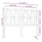 vidaXL Cabecero de cama madera maciza de pino gris 141x4x100 cm vidaXL Cabecero de cama madera maciza de pino gris 141x4x100 cm
