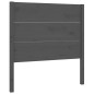 vidaXL Cabecero madera maciza de pino gris 81x4x100 cm vidaXL Cabecero madera maciza de pino gris 81x4x100 cm
