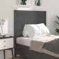 vidaXL Cabecero madera maciza de pino gris 81x4x100 cm vidaXL Cabecero madera maciza de pino gris 81x4x100 cm
